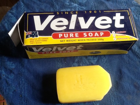 Velvet soap